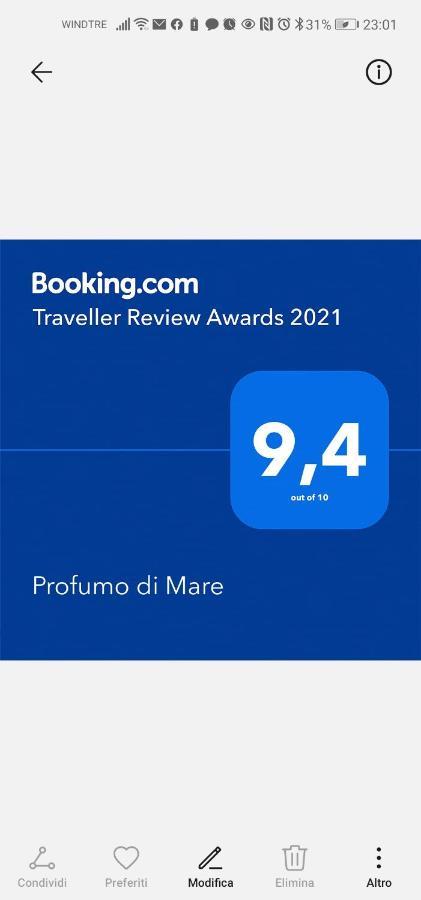 ピオンビーノProfumo Di Mareアパートメント エクステリア 写真
